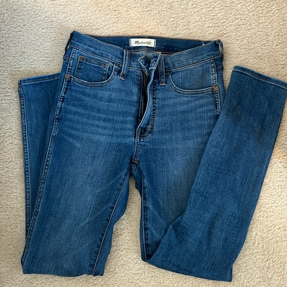Madewell high rise skinny jeans. Size 24.